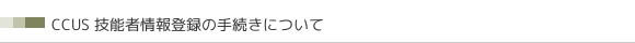 CCUS Z\ҏo^̎葱ɂ
